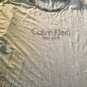 White and grey Tshirt Size medium from CalvinKlein